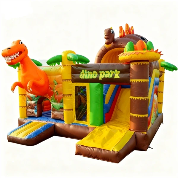 Dino Theme Park Inflatable Bounce House for Sale