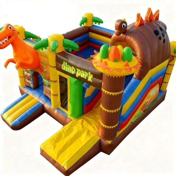 Dino Theme Park Inflatable Bounce House for Sale best