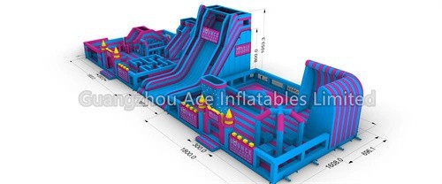 Factory Custom Giant Playground Inflatable Theme Park factory