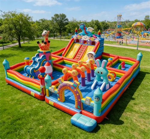 Inflatable Theme Park Large Bounce House