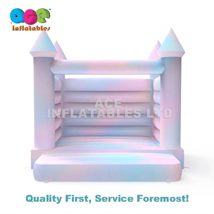Inflatable Tie-Dye Bouncy Castle
