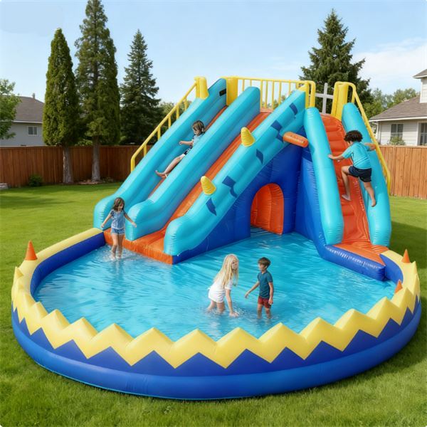 Inflatable Water Slides Swimming Pool