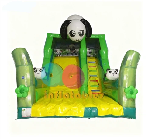 Panda Inflatable Dry Slide
