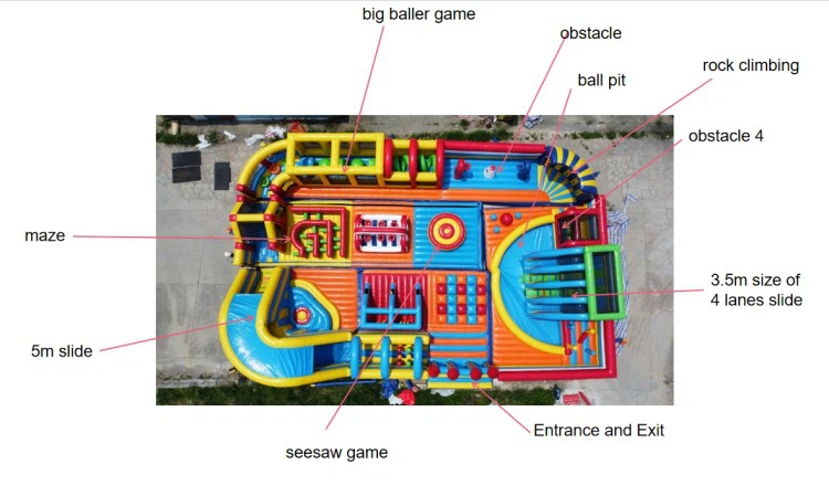 18x19x5m Inflatable Theme Park-xq4 18x19x5m Inflatable Theme Park-xq4