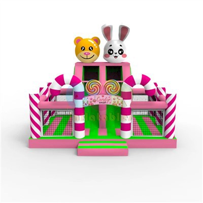 Candy Inflatable Castle Playground