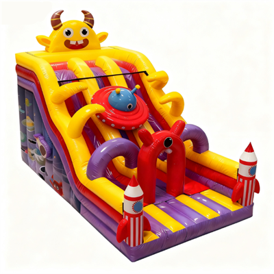 Inflatable Dry Slide Bounce House