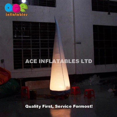 Inflatable LED light tubes