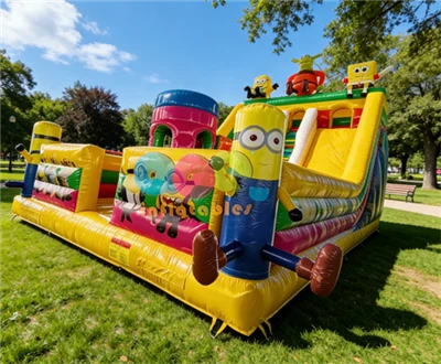 Minions Inflatable Dry Slide Playground