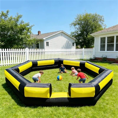 Portable Gaga Ball Pit Giant Inflatable Fence Portable Gaga Ball Pit Giant Inflatable Fence
