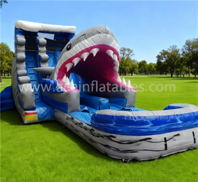 Shark Inflatable Slide