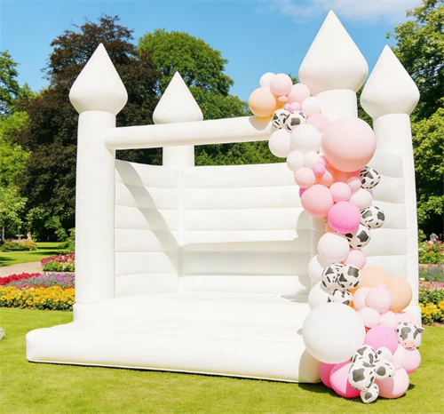 White Wedding Inflatable Bounce House high quality