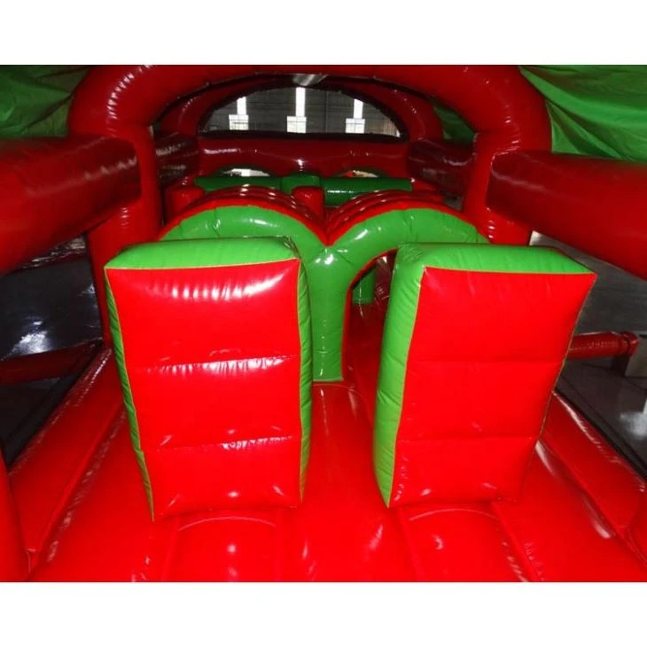 51ft Red And Green Inflatable Obstacle Course