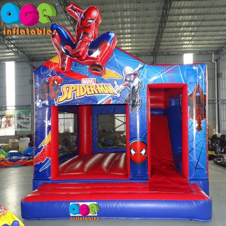 Inflatable Spiderman Bouncy Castle Combo