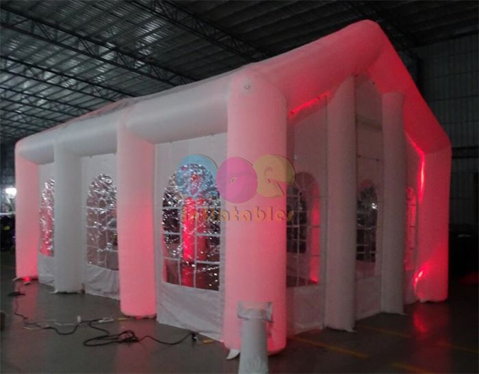Outdoor White Church Inflatable Tent for Events and Wedding