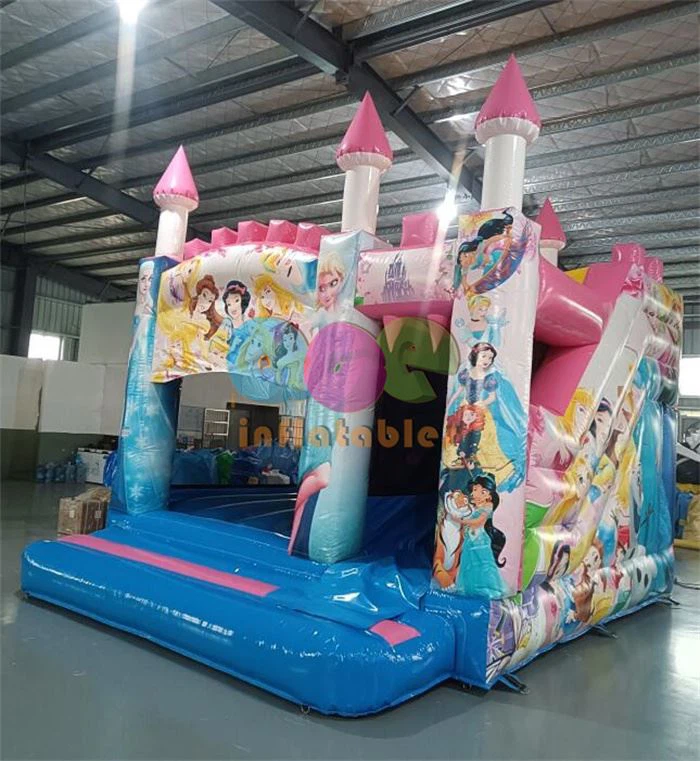 Princess Inflatable Combo Slide