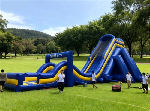Inflatable Insane 5K Run Obstacle Course suppliers