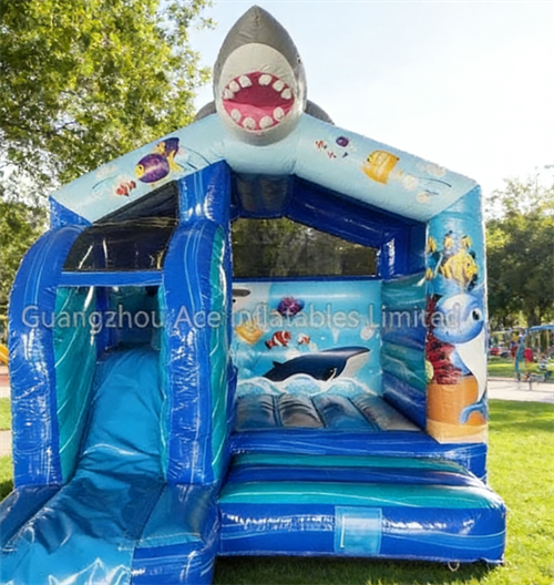 Shark Inflatable Combo Bouncy Castle suppliers